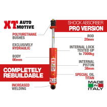 AMORTISSEUR ARRIÈRE +6cm AUTOMOBILE XT "VERSION PRO" POUR TOYOTA HDJ 80