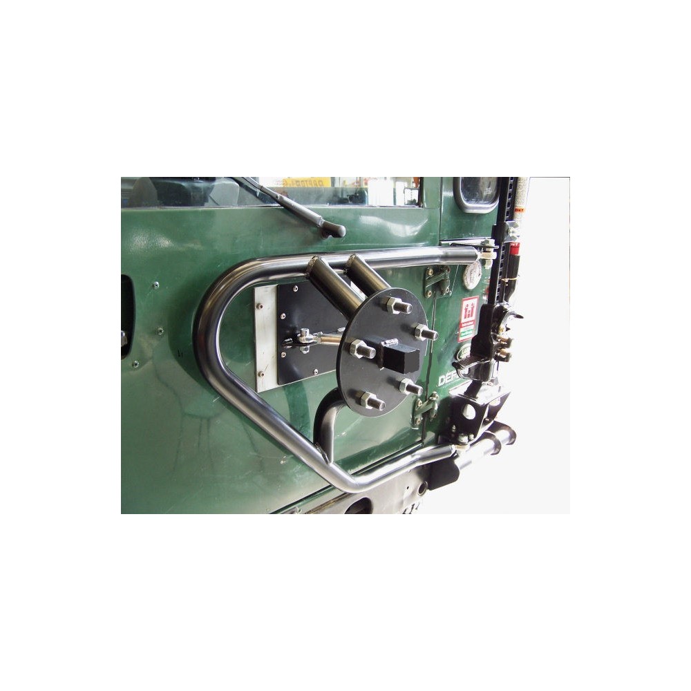 PORTE-ROUE TYPE A POUR DEFENDER 90/110/130 JUSQU'EN 2002