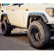 Elargisseurs d'ailes ABS + 5cm pourToyota LJ70 ou KZJ70 complet avec visserie