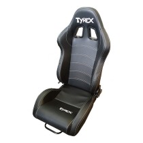 SIÈGE SPORT TYREX EN CUIR ÉCOLOGIQUE NOIR