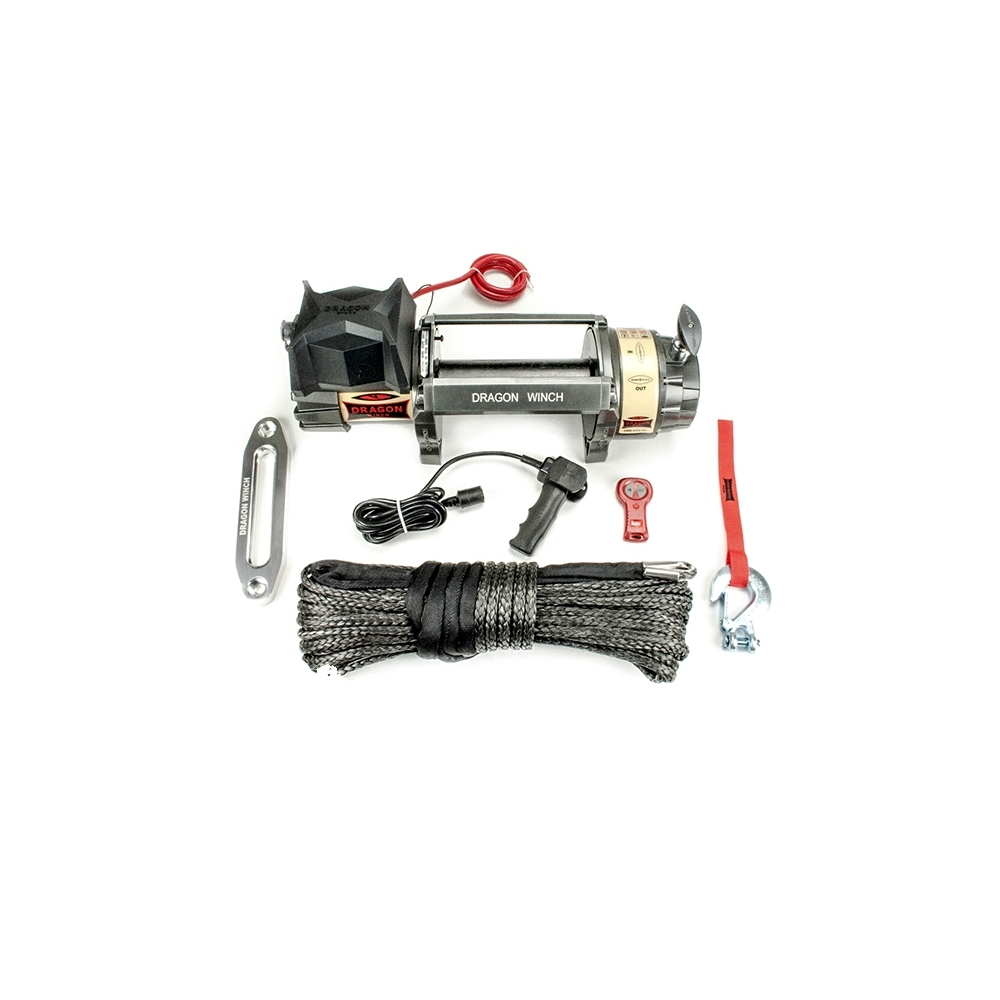 Treuil DRAGON 9.000 avec corde SYNTHETIQUE moteur 9HP Treuil DRAGON 9.000 avec corde SYNTHETIQUE moteur 9HP