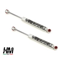 Paire d'amortisseurs arrières + 18cm oeil/oeil pour Land Rover Defender