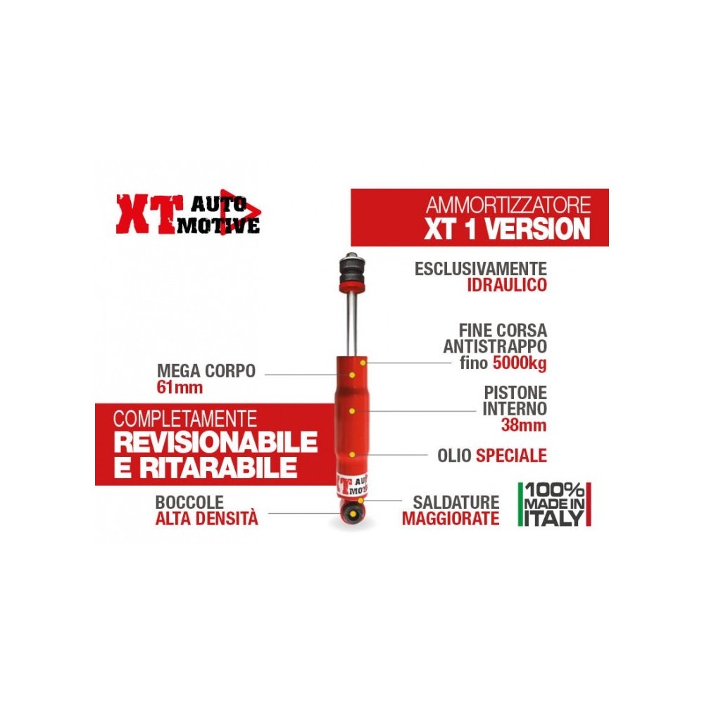 AMORTISSEUR AVANT XT AUTOMOTIVE POUR MITSUBISHI L200 de 1996 à 2005 AMORTISSEUR AVANT XT AUTOMOTIVE POUR MITSUBISHI L200 de 1996 à 2005