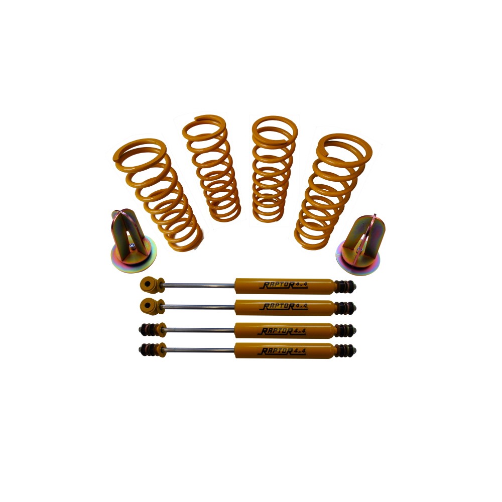 KIT SUSPENSION + 5 CM VERSION JAUNE POUR LAND ROVER