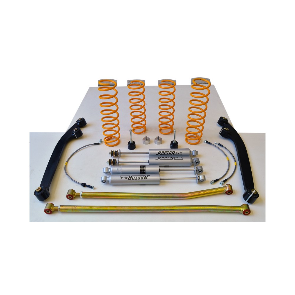 Kit suspension COMPLET+5/6 CM "TRIAL" POUR SUZUKI JIMNY
