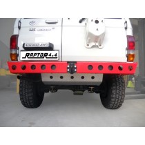 PARE-CHOCS ARRIÈRE POUR TOYOTA KZJ/LJ 70 PHARES CARRÉS