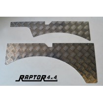 KIT HABILLAGE PASSAGES DE ROUES SUZUKI SAMURAI ALUMINIUM 2MM