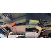 KIT PROTECTION DE FIXATIONS DE TIRANTS DE SUSPENSION POUR SUZUKI JIMNY