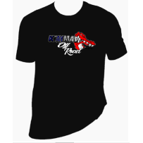 T-shirt logo kayman off road Noir