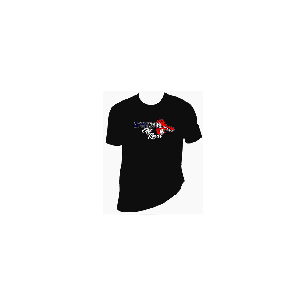 T-shirt logo kayman off road Noir