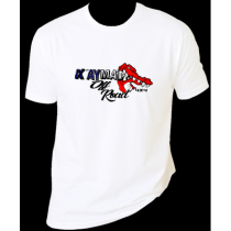 T-shirt logo kayman off road BLANC