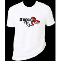 T-shirt logo kayman off road BLANC