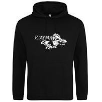 Sweat à capuche logo Kayman off road blanc