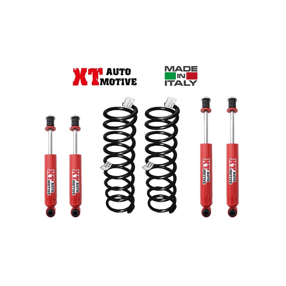 KIT COMPLET XT AUTOMOTIVE + 4 CM POUR OPEL FRONTERA B 5 PORTES ( du 10.1998 au 07.2004 ) KIT COMPLET XT AUTOMOTIVE + 4 CM POUR OPEL FRONTERA B 5 PORTES ( du 10.1998 au 07.2004 )
