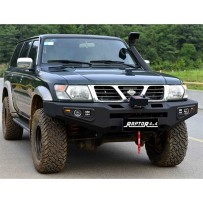 PARE-CHOCS AVANT AVEC SUPPORT DE TREUIL POUR NISSAN PATROL GR Y61