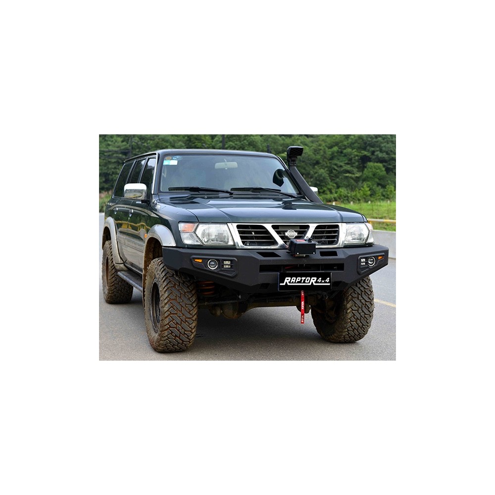 PARE-CHOCS AVANT AVEC SUPPORT DE TREUIL POUR NISSAN PATROL GR Y61