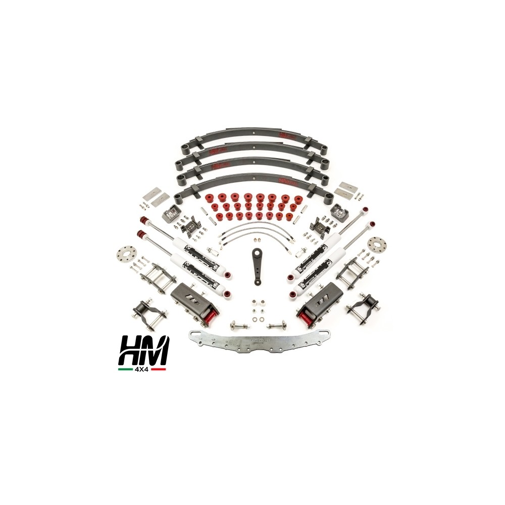 Kit de réhausse FULL TRIAL +10cm shackle reverse Suzuki Samurai/Sj
