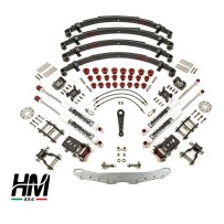 Kit de réhausse HM4X4 FULL TRIAL +11cm Shackle Reverse Suzuki Samurai et Sj