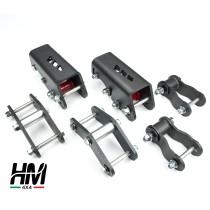 Kit de réhausse HM4X4 FULL TRIAL +11cm Shackle Reverse Suzuki Samurai et Sj