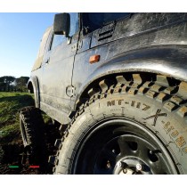 Kit de réhausse HM4X4 FULL TRIAL +11cm Shackle Reverse Suzuki Samurai et Sj