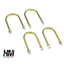 Kit de 4 brides de lames avant Suzuki Samurai et Sj