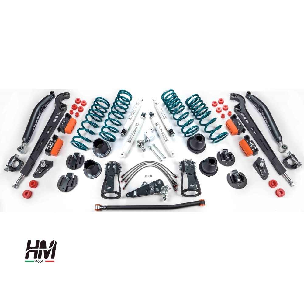 Kit suspension Land Rover Defender +6cm step3 (pour Defender 90 ou Defender 110)