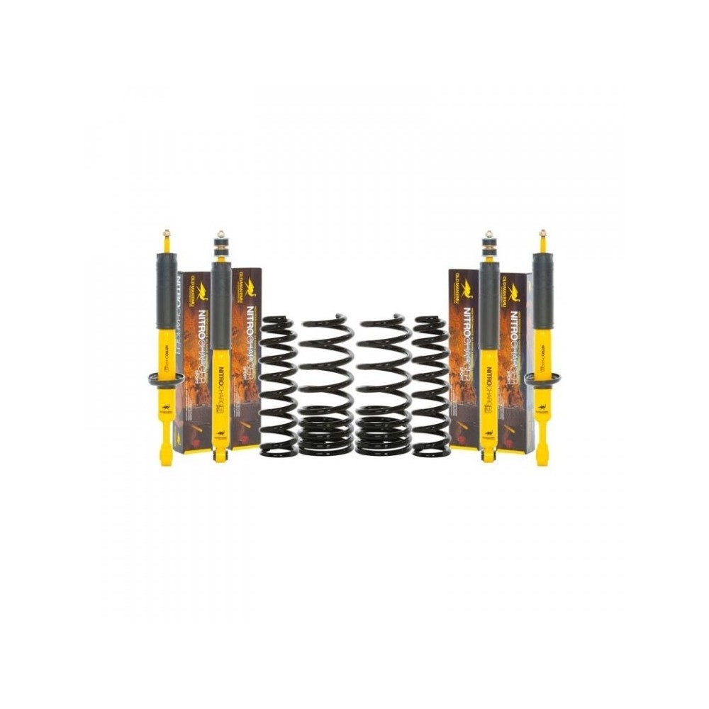 KIT DE SUSPENSION OME SPORT REHAUSSE +40/50MM TARAGE AU CHOIX POUR NISSAN PATROL GR Y60/Y61