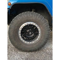 Jante aluminium 8,5 x 17 ET 10 ou +18 Beadlock Jeep Wrangler JK / JL KMC KM234 taille et couleur au choix