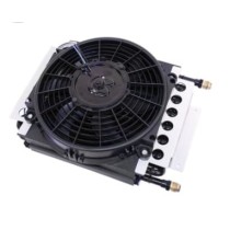 RADIATEUR D'HUILE AVEC VENTILATEUR 280X260X40MM - KIT COMPLET