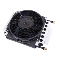 RADIATEUR D'HUILE AVEC VENTILATEUR 280X260X40MM - KIT COMPLET