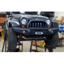 PARE-CHOCS AVANT AVEC SUPPORT DE TREUIL ET A-BAR POUR JEEP WRANGLER JK