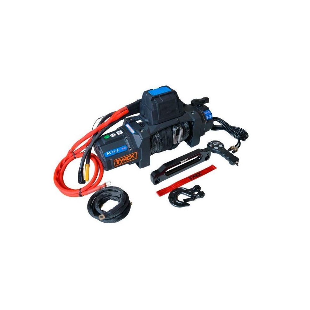 TREUIL TYREX 9600 CÂBLE TEXTILE 12V MODÈLE « FUTUR »  9 500 lb (4 310 kg)