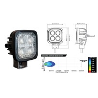Lampe de travail VISION X DURALUX MINI 4 LED 12W