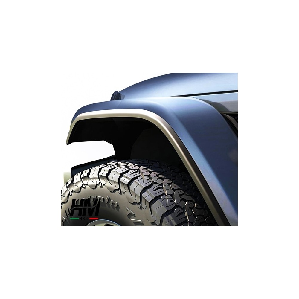 EXTENSIONS D'AILES +22MM JEEP WRANGLER JL ET GLADIATOR JT