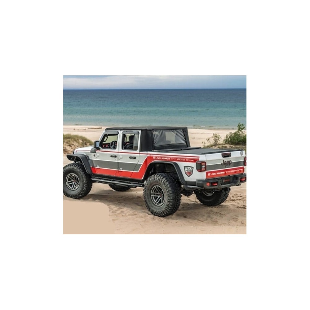 TRAILVIEW FASTBACK SOT TOP - RAMPAGE  POUR JEEP GLADIATOR JT