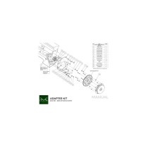 PLAQUE D'ADAPTATION DE BOÎTE DE VITESSES PMC MOTORSPORT BMW M57 SMALL BELLHOUSE - BMW N57N N57 DIESEL ZF 8HP70