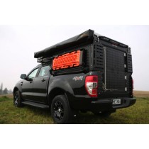 CANOPY CAMPER ALU-CAB VERSION AC20 COMFORT NOIR POUR EXTRA CABINE (SANS KIT DE MONTAGE)