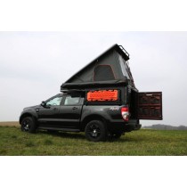 CANOPY CAMPER ALU-CAB VERSION AC20 COMFORT NOIR POUR EXTRA CABINE (SANS KIT DE MONTAGE)