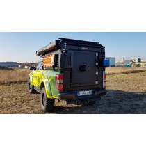 CANOPY CAMPER ALU-CAB VERSION AC20 COMFORT NOIR POUR EXTRA CABINE (SANS KIT DE MONTAGE)