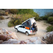 CANOPY CAMPER ALU-CAB VERSION AC20 COMFORT NOIR POUR EXTRA CABINE (SANS KIT DE MONTAGE)