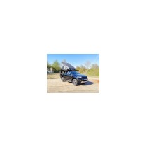 CANOPY CAMPER ALU-CAB VERSION AC20 COMFORT NOIR POUR FORD RANGER DOUBLE CABINE DE 2012 A 2022 (KIT DE MONTAGE INCLUS)