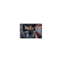 CANOPY CAMPER ALU-CAB VERSION AC20 COMFORT NOIR POUR TOYOTA HILUX REVO EXTRA CABINE A PARTIR DE 2016 (KIT DE MONTAGE INCLUS)