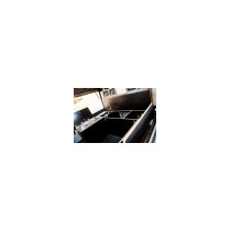 CANOPY CAMPER ALU-CAB VERSION AC20 COMFORT NOIR POUR TOYOTA HILUX REVO EXTRA CABINE A PARTIR DE 2016 (KIT DE MONTAGE INCLUS)