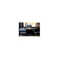 CANOPY CAMPER ALU-CAB VERSION AC20 COMFORT NOIR POUR TOYOTA HILUX REVO EXTRA CABINE A PARTIR DE 2016 (KIT DE MONTAGE INCLUS)