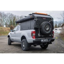 CANOPY CAMPER ALU-CAB VERSION AC20 COMFORT NOIR POUR FORD RANGER EXTRA CABINE A PARTIR DE 2023 (KIT DE MONTAGE INCLUS)