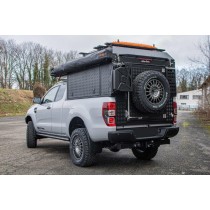 CANOPY CAMPER ALU-CAB VERSION AC20 COMFORT NOIR POUR ISUZU D-MAX EXTRA CABINE A PARTIR 2021 (KIT DE MONTAGE INCLUS)