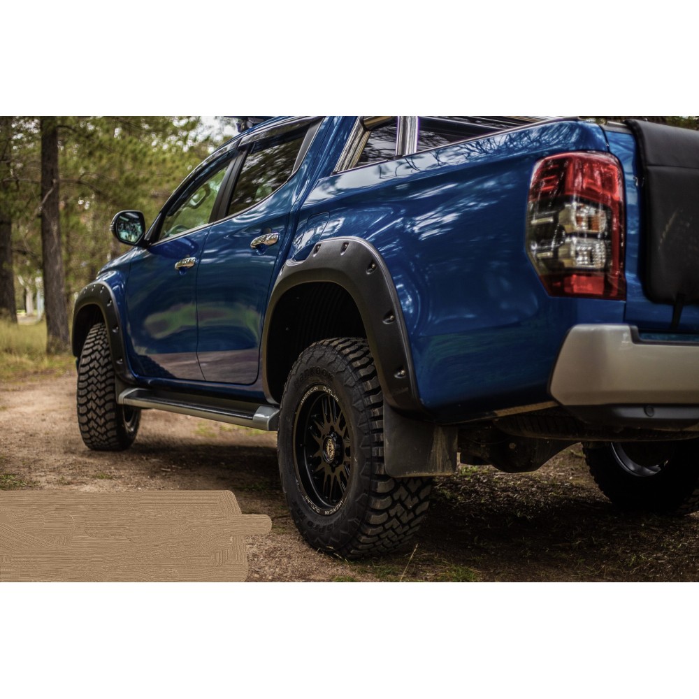 ÉLARGISSEURS D'AILE POUR MITSUBISHI L200 MR  2018+  70 MM DE LARGE