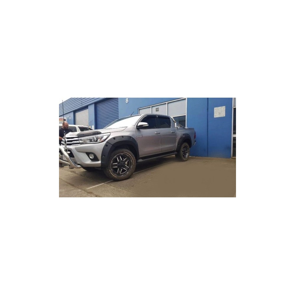 ÉLARGISSEURS D'AILES POUR TOYOTA HI-LUX (REVO) 2015 À 2019 75 MM DE LARGE, S'ADAPTENT AUX CARROSSERIES LARGES ET ÉTROITES ÉLARGISSEURS D'AILES POUR TOYOTA HI-LUX (REVO) 2015 À 2019 75 MM DE LARGE, S'ADAPTENT AUX CARROSSERIES LARGES ET ÉTROITES