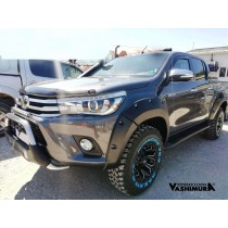 ÉLARGISSEURS D'AILES POUR TOYOTA HI-LUX (ROCCO)  2022+, 75 MM DE LARGE, S'ADAPTENT AUX CARROSSERIES LARGES ET ÉTROITES
