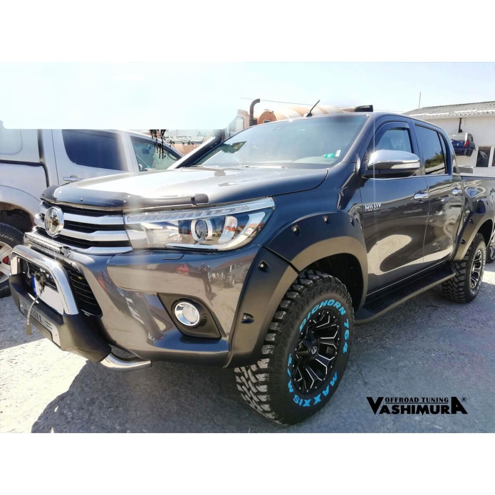 ÉLARGISSEURS D'AILES POUR TOYOTA HI-LUX (ROCCO) 2022+, 75 MM DE LARGE, S'ADAPTENT AUX CARROSSERIES LARGES ET ÉTROITES ÉLARGISSEURS D'AILES POUR TOYOTA HI-LUX (ROCCO) 2022+, 75 MM DE LARGE, S'ADAPTENT AUX CARROSSERIES LARGES ET ÉTROITES